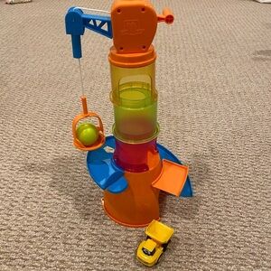BB Junior Volvo Stacking Crane Toddler Building Toy